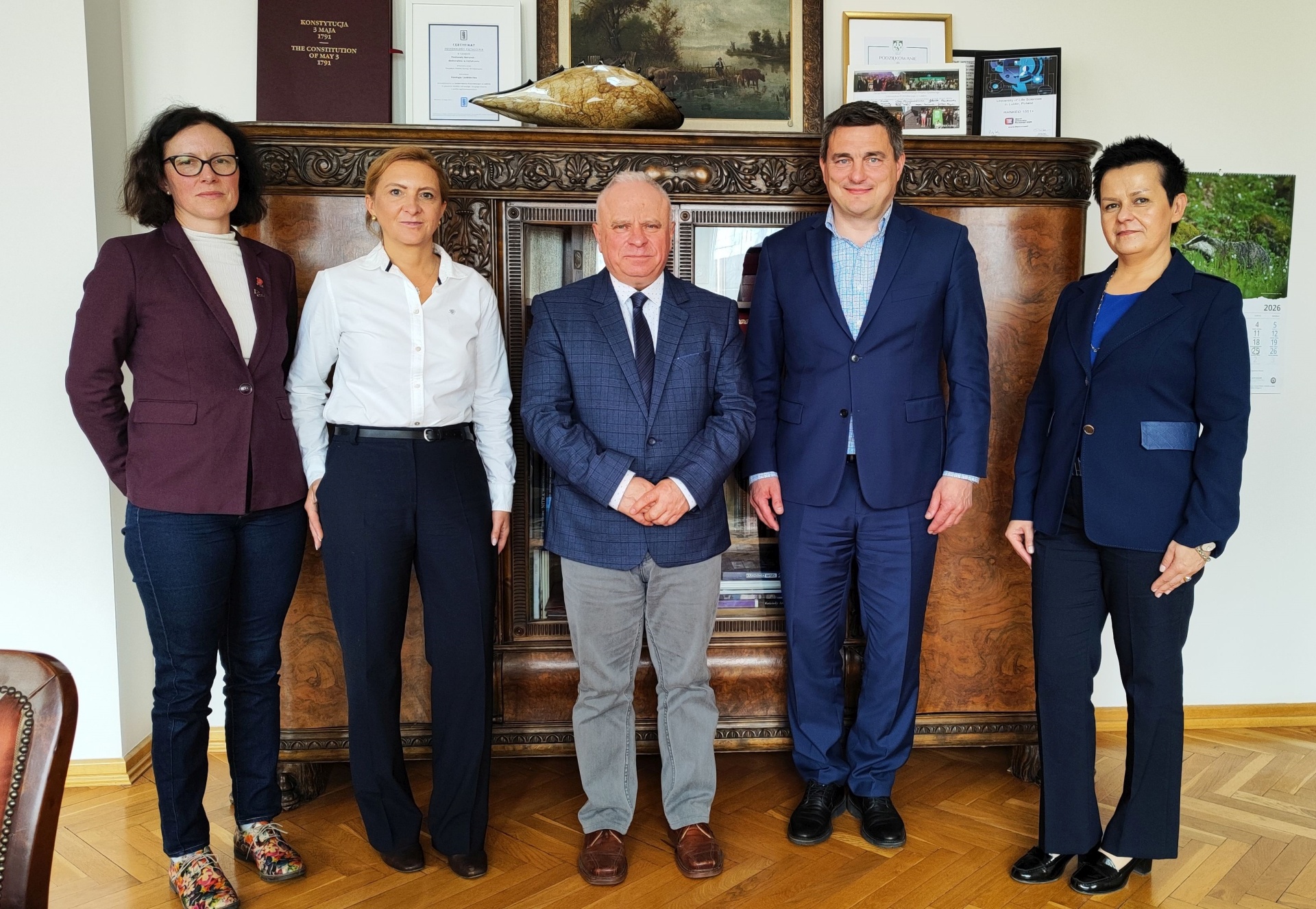 Wizyta przedstawicieli Polskiego Związku Jeździeckiego na Uniwersytecie Przyrodniczym w Lublinie
