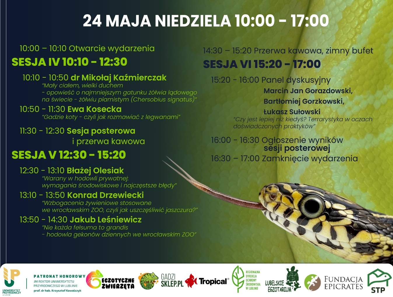 Zaproszenie na Sympozjum Stowarzyszenia Terrarystów Polskich