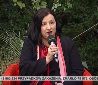 'Akademicki przystanek szczepienie' - Prorektor ds. Studenckich i Dydaktyki prof. Urszula Kosior-Korzecka w TVP3 Lublin