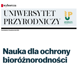Nauka dla ochrony bioróżnorodności - 'Gazeta Wyborcza' o UP w Lublinie