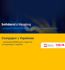 Solidarni z Ukrainą – program NAWA dla studentów i naukowców z Ukrainy