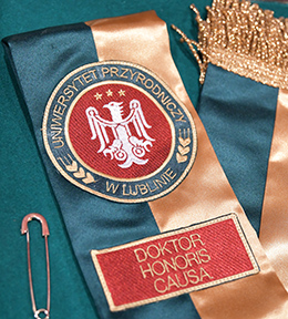 Uroczystość nadania tytułu doktora honoris causa Uniwersytetu Przyrodniczego w Lublinie prof. dr. hab. Lucjanowi Pawłowskiemu