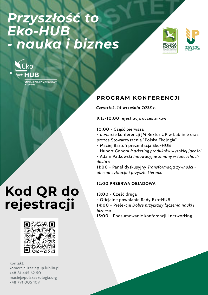 Program konferencji eko-HUB