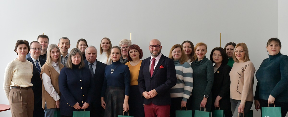 delegacja naukowców z Ukrainy na wizycie w Uniwersytecie Przyrodniczym w Lublinie