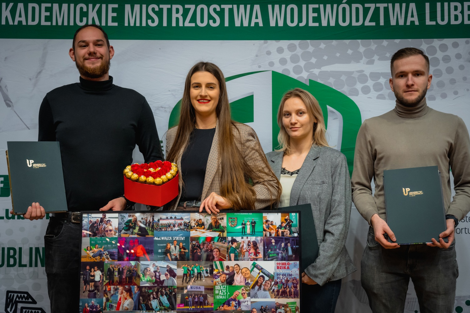 Mikołaj Wójcik (Członek Zarządu kadencji 2022-2024), Olga Bociankiewicz ( Prezes Zarzadu), Justyna Jamroziak (Sekretarz zarządu) i Marek Pietrus (Członek zarządu).