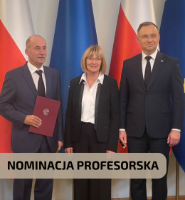 Nominacja profesorska dla prof. dr hab. Andrzeja Sałaty