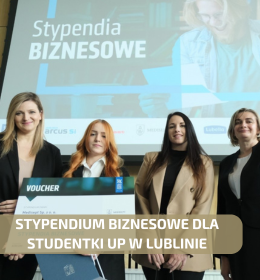 Stypendium biznesowe dla Studentki Wydziału Biologii Środowiskowej