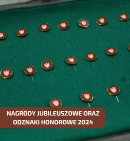 Nagrody jubileuszowe oraz odznaki honorowe 2024 dla pracowników Uniwersytetu Przyrodniczego w Lublinie