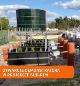 Otwarcie demonstratora w projekcie SUP-RIM - oczyszczanie ścieków przy SM Mlekovita