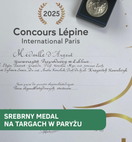 Srebrny medal dla wynalazku Uniwersytetu Przyrodniczego w Lublinie podczas 124. Międzynarodowych Targów Wynalazków CONCOURS LÉPINE w Paryżu