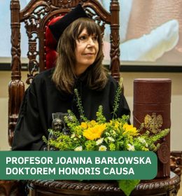 Profesor Joanna Barłowska doktorem honoris causa Politechniki Bydgoskiej