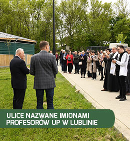 Ulice profesorów UP w Lublinie uroczyście otwarte