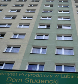 Possibility of living in student dormitories during the summer