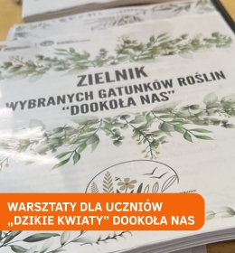 Warsztaty dla uczniów „Dzikie kwiaty - dookoła nas'