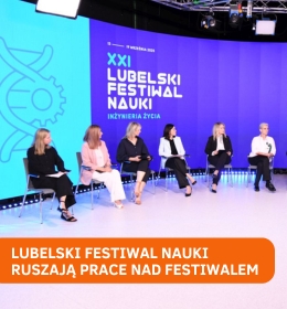 Konferencja prasowa XXI Lubelskiego Festiwalu Nauki