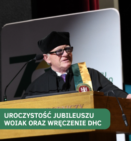 Profesor Kazimierz Tomala (SGGW) doktorem honoris causa UP w Lublinie