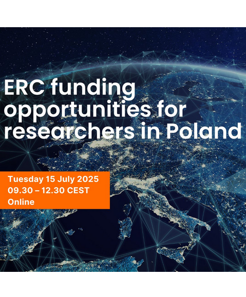 Webinarium nt. możliwości finansowania ERC dla naukowców w Polsce