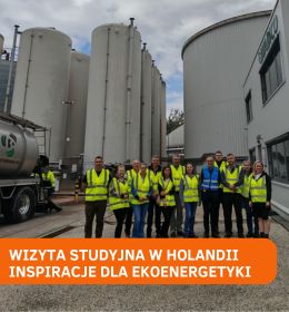 Kadra kierunku Ekoenergetyka z wizytą w innowacyjnych biometanowniach w Holandii