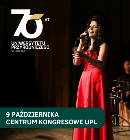 Zaproszenie na koncert z okazji Jubileuszu 70 lecia Uniwersytetu