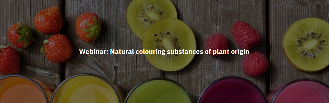 webinar - natural colouring substances