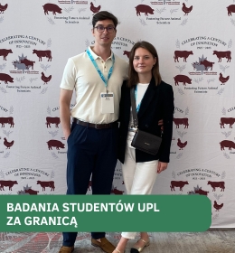Studenci UP w Lublinie ze swoimi badaniami na arenie międzynarodowej