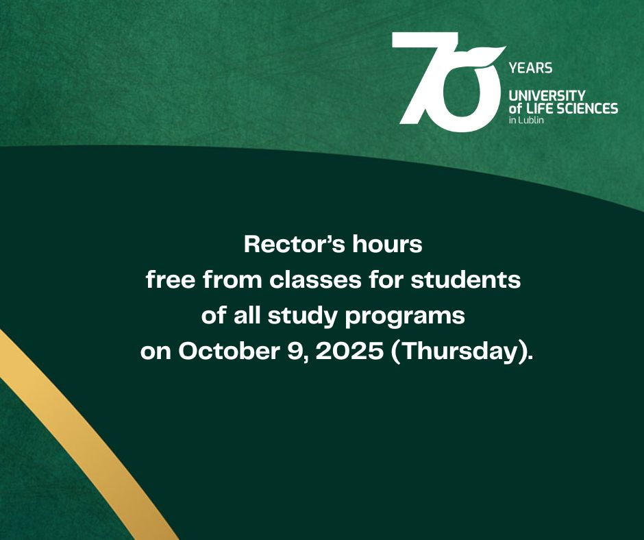 Rector’s hours on October 9, 2025 (Thursday)