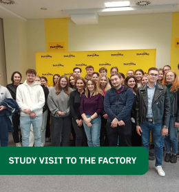Not just theory – our students visited a Confectionery Factory