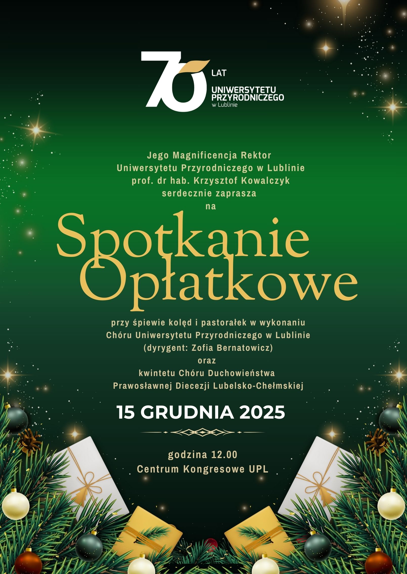 plakat Spotkanie Opłatkowe 2025