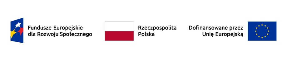 grafika logotypy dofinansowanie przez UE fundusze europejskie