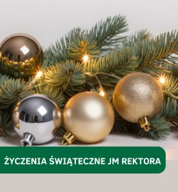 Życzenia świąteczne JM Rektora