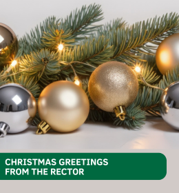 Christmas greetings from the Rector