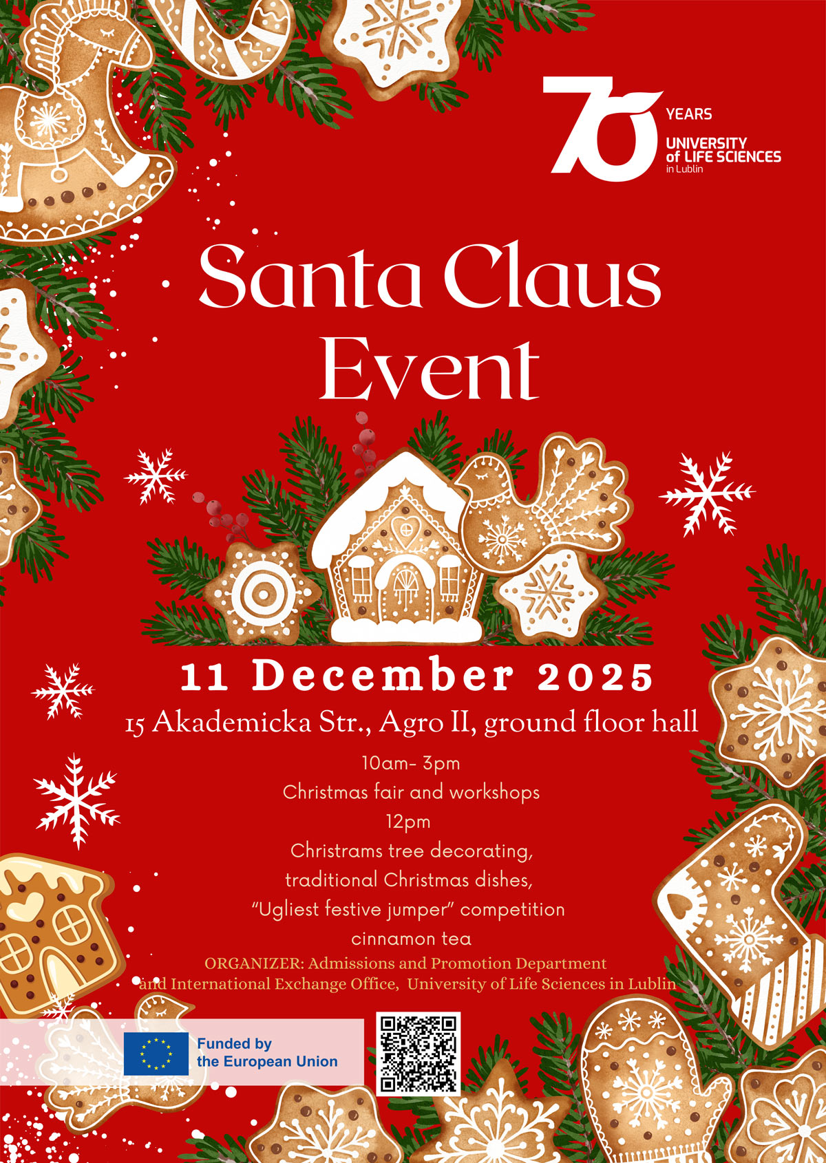 holiday event poster