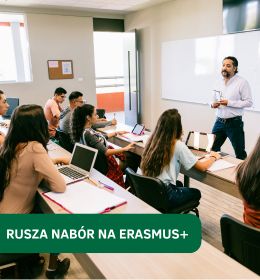 Erasmus+ – rusza rekrutacja na studia na semestr zimowy oraz cały rok akademicki 2026/2027 🌍