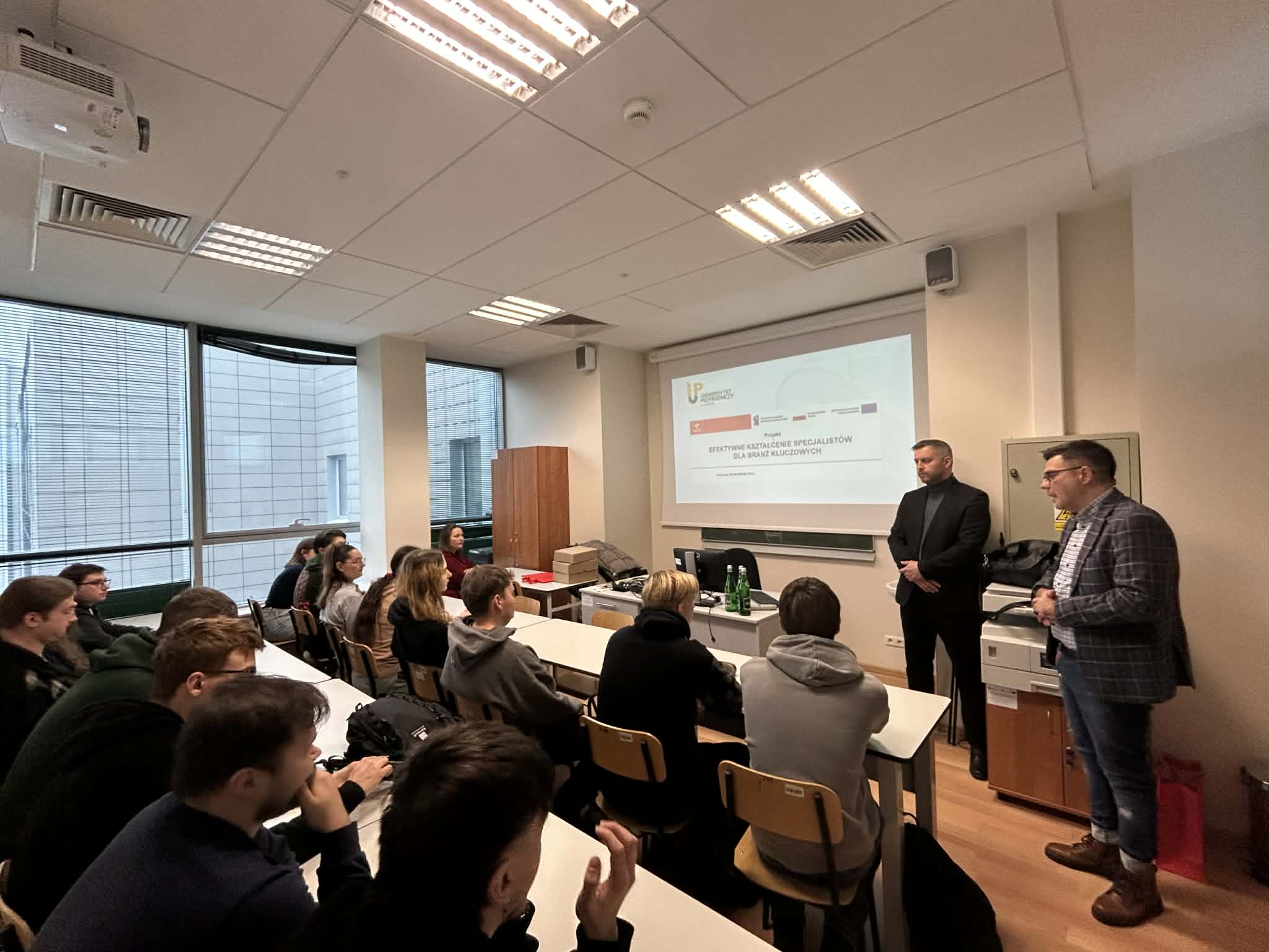 Spotkanie studentów Ekoenergetyki z przedstawicielami Grupy ORLEN