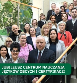 Spotkanie JM Rektora z pracownikami Centrum Nauczania Języków Obcych i Certyfikacji