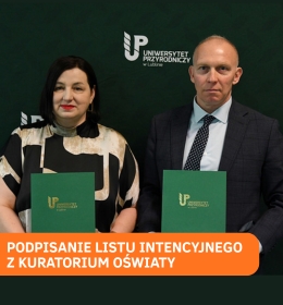Uniwersytet Przyrodniczy w Lublinie rozpoczyna współpracę z Kuratorium Oświaty