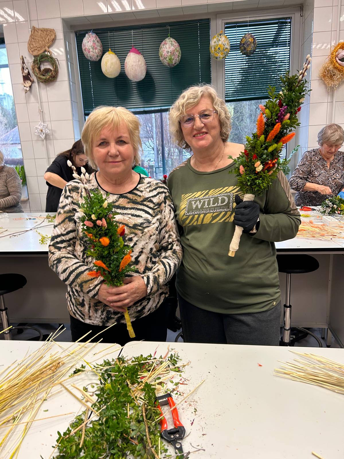 Klub Seniora warsztaty florystyczne