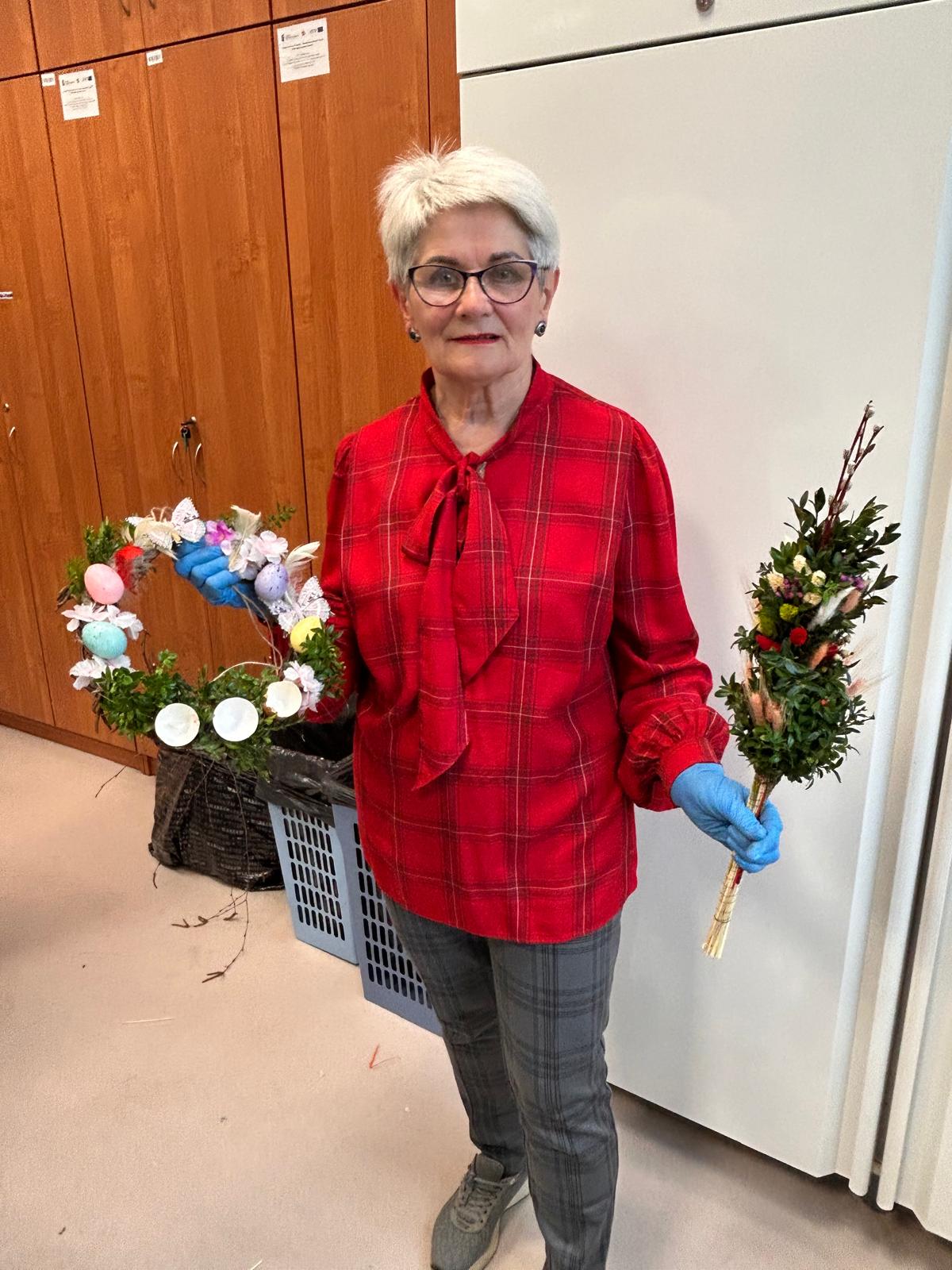 Klub Seniora warsztaty florystyczne