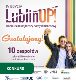 Ogłoszenie wyników IV edycji konkursu LublinUp