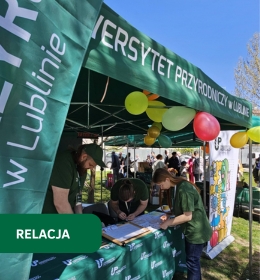 Uniwersytet Przyrodniczy w Lublinie na Pikniku z okazji Święta 3 Maja