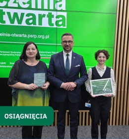 Srebrna Statuetka i certyfikat w Rankingu „Uczelnia Otwarta 2025”