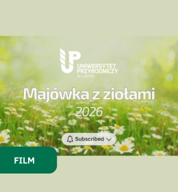 Zapraszamy do obejrzenia filmu ,,Majówka z ziołami'