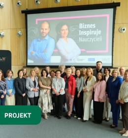 Podziękowania dla Uniwersytetu za udział w projekcie „Biznes Inspiruje Nauczycieli”