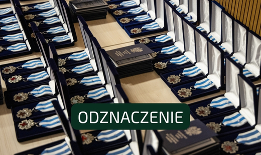 Pracownik Katedry Etologii Zwierząt i Łowiectwa odznaczony za zasługi dla krwiodawstwa