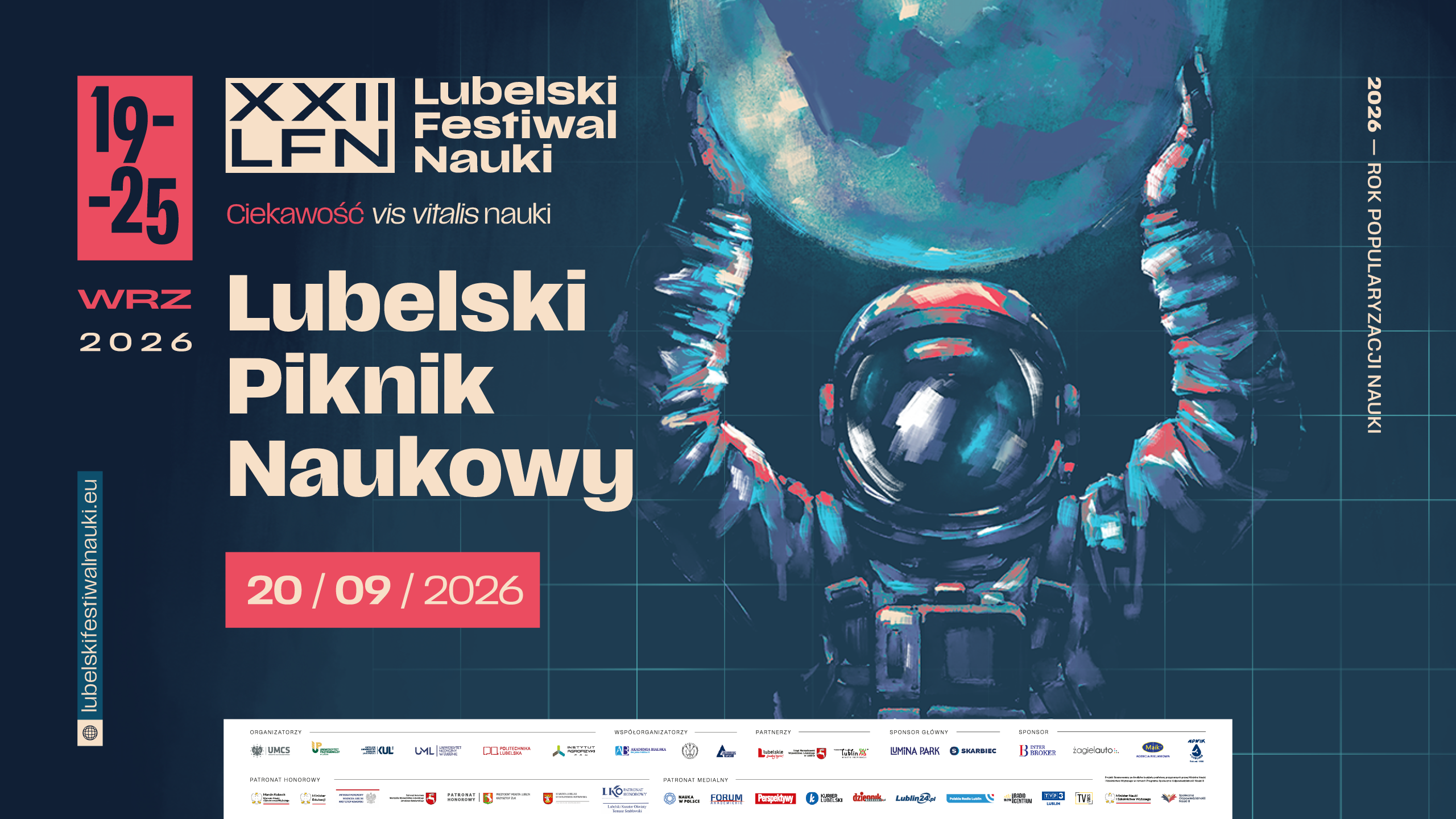 Zapraszamy na Lubelski Piknik Naukowy już w najbliższą niedzielę 20 września.