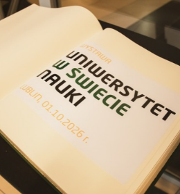 Wystawa pt. „ Uniwersytet w świecie nauki”